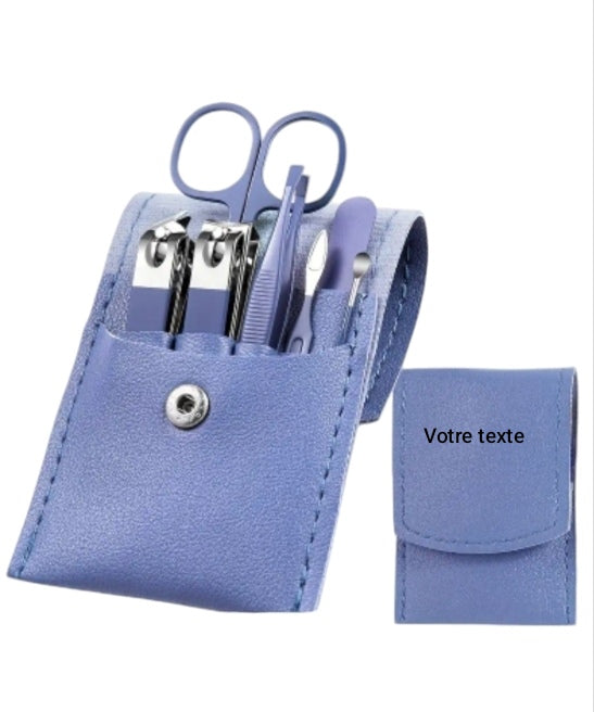 Ensemble manucure à personnaliser - Bleu