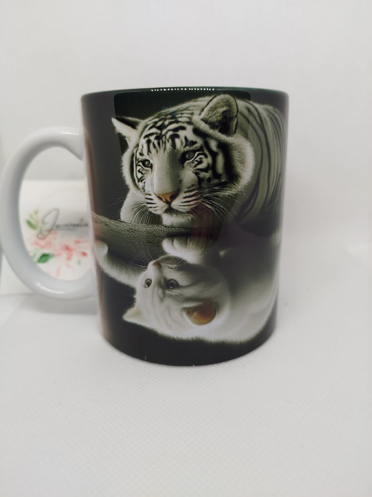 Mug personnalisé - Tigre blanc et chaton