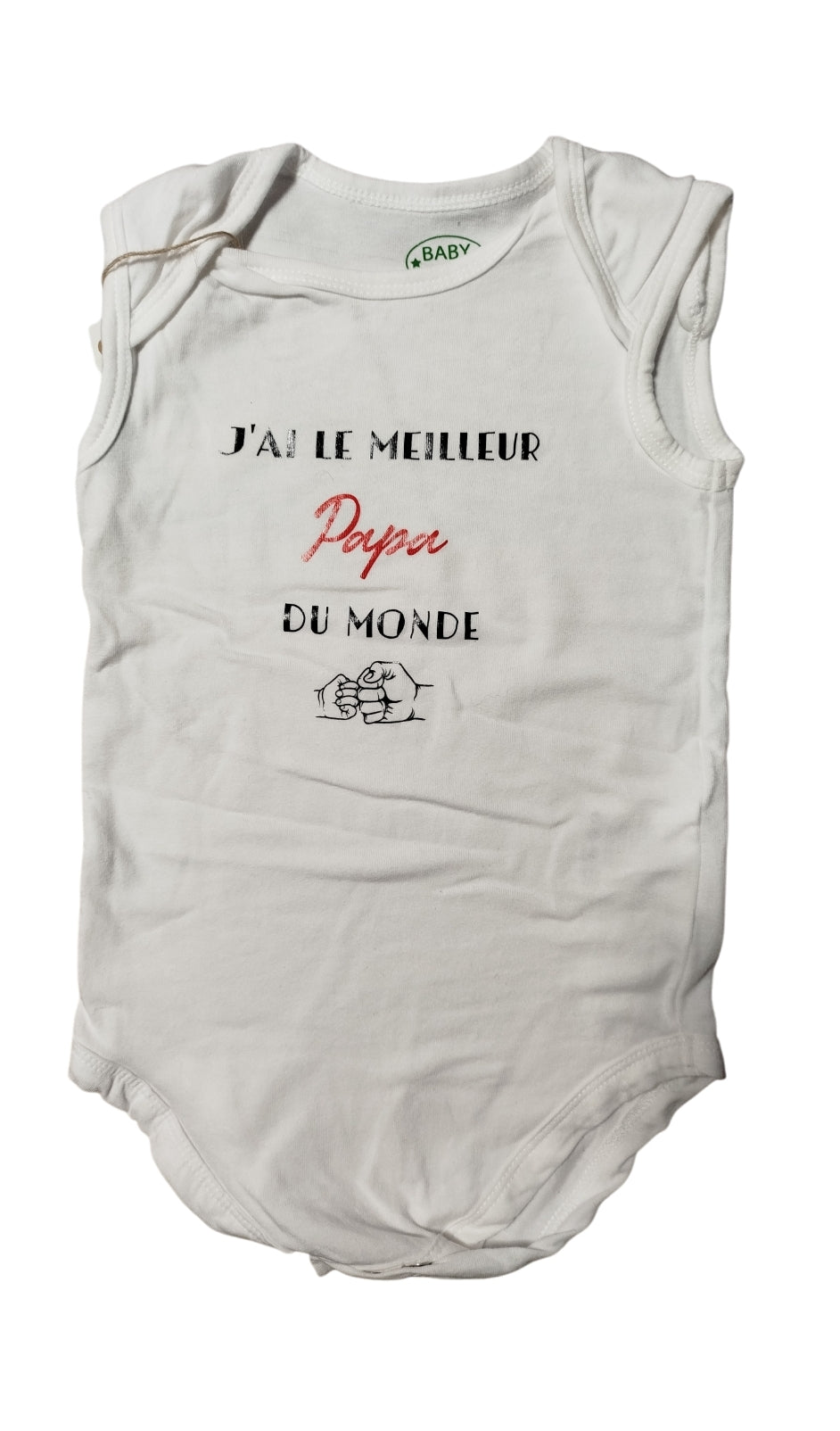 Body personnalisé "J'ai le meilleur Papa ..." 2 ans